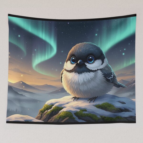 Item preview, Feathered Watcher of the Winter Sky designed and sold by nikkolaus.