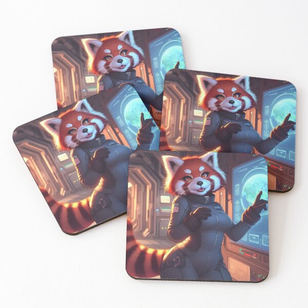 Item preview, Red Panda Consults the Spatial Charts designed and sold by nikkolaus.