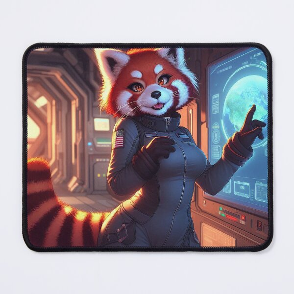 Item preview, Red Panda Consults the Spatial Charts designed and sold by nikkolaus.