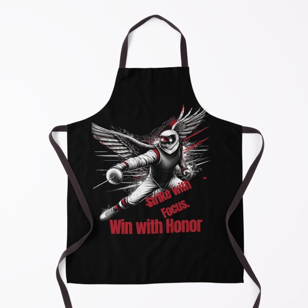 Item preview, Strike with Focus – Fencing Hawk Warrior Art designed and sold by JenniferCreaArte .