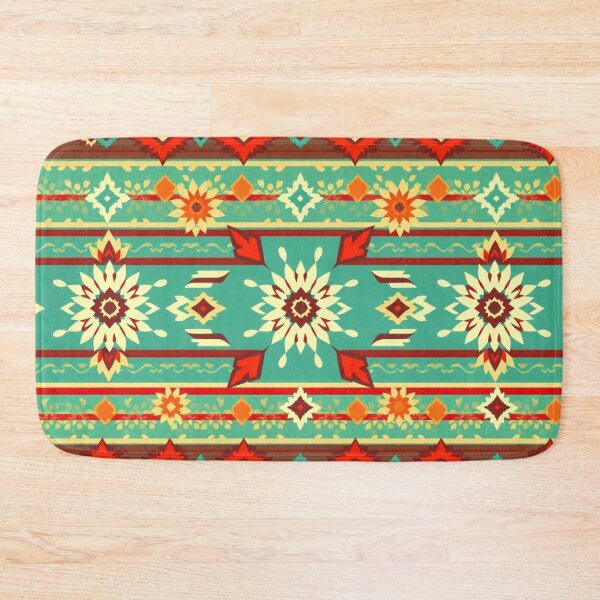 Item preview, Quechuas Pattern Turquoise designed and sold by LeachsDungeon.