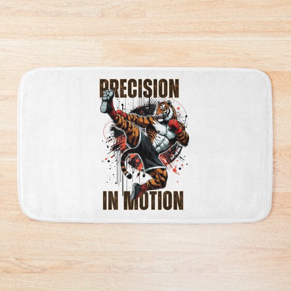 Item preview, Precision in Motion – Tiger Martial Arts Dynamic Kick Design designed and sold by JenniferCreaArte .