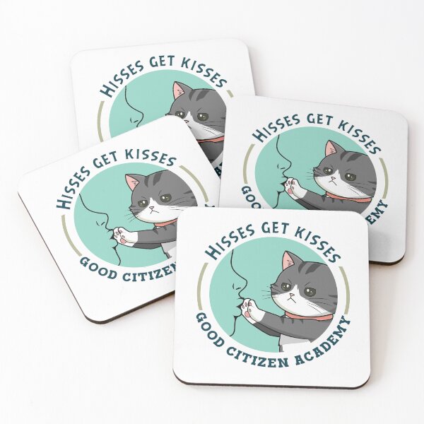 Item preview, hisses get kisses designed and sold by MilesToGoKitten.