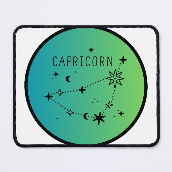 Item preview, Capricorn Zodiac Logo with Constellation Gradient designed and sold by Midnight789.