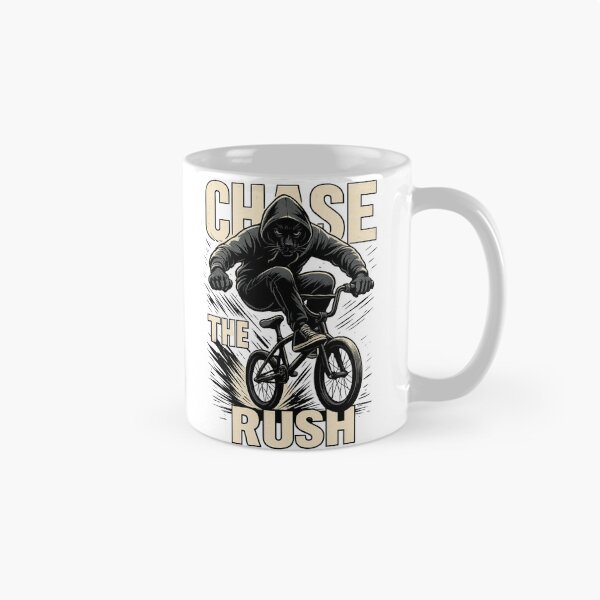 Item preview, Chase the Rush – Urban Panther BMX Rider Art designed and sold by JenniferCreaArte .