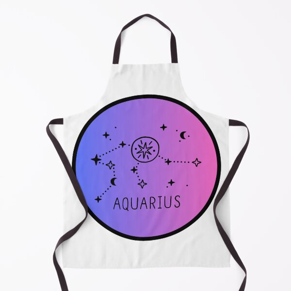 Item preview, Aquarius Zodiac Logo with Constellation Gradient designed and sold by Midnight789.