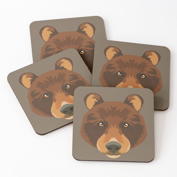 Item preview, Intense Brown grizzly Bear Stare Wild animal eyes designed and sold by tayaan.