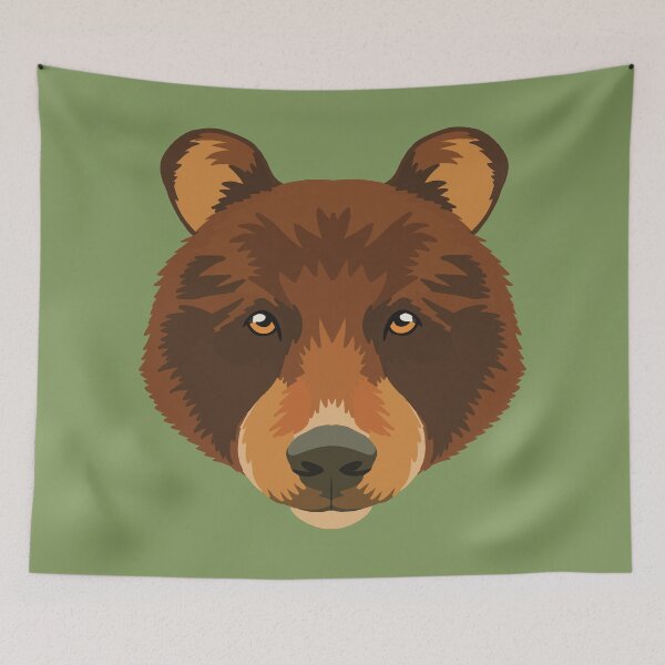 Item preview, Intense Brown grizzly Bear Stare Wild animal eyes designed and sold by tayaan.