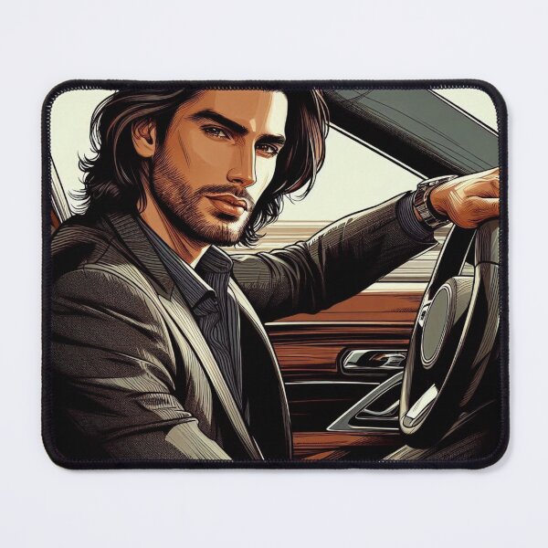 Item preview, Tall, Dark and Handsome - Man - Character Art designed and sold by AmberRoseWrites.
