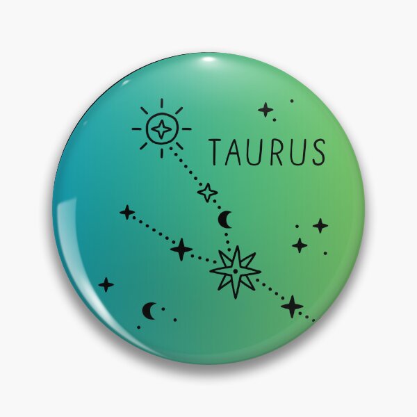 Item preview, Taurus Zodiac Logo with Constellation Gradient designed and sold by Midnight789.