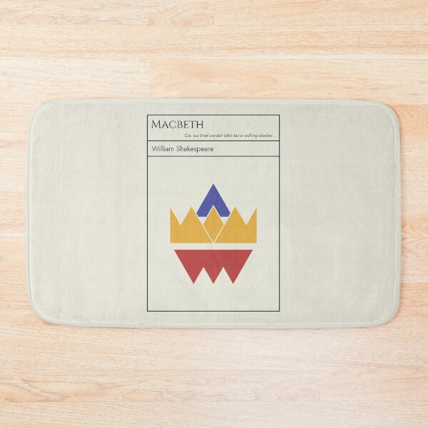 Item preview, Macbeth Shakespeare Minimalist Abstract Art Design designed and sold by kakarikihill.
