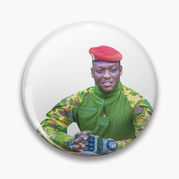 Item preview, Captain Ibrahim Traore, President of Burkina Faso designed and sold by ArtistrySky.