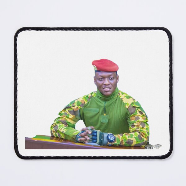 Item preview, Captain Ibrahim Traore, President of Burkina Faso designed and sold by ArtistrySky.