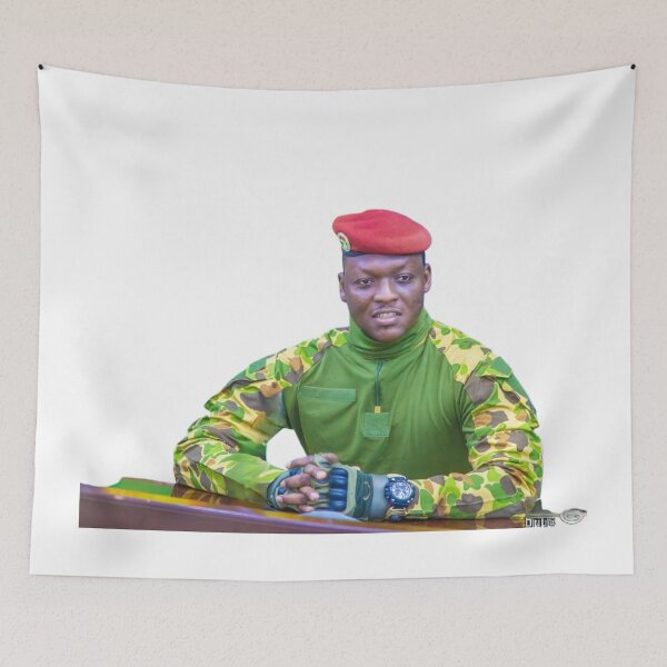 Item preview, Captain Ibrahim Traore, President of Burkina Faso designed and sold by ArtistrySky.