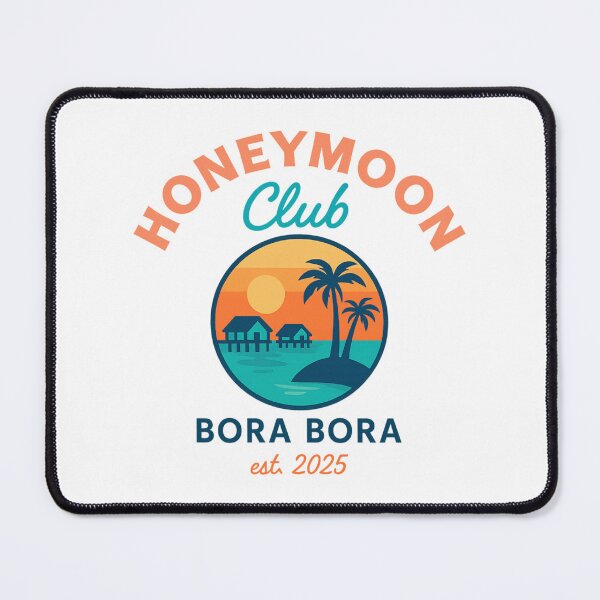 Item preview, Honeymoon Club Bora Bora – Lagoon Sunset Design with Overwater Bungalows & est. 2025 for Couples & Tropical Island Getaways designed and sold by Memorph.