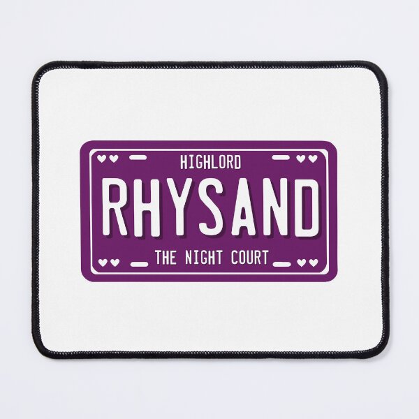 Item preview, ACOTAR Rhysand License Plate designed and sold by baranskini.