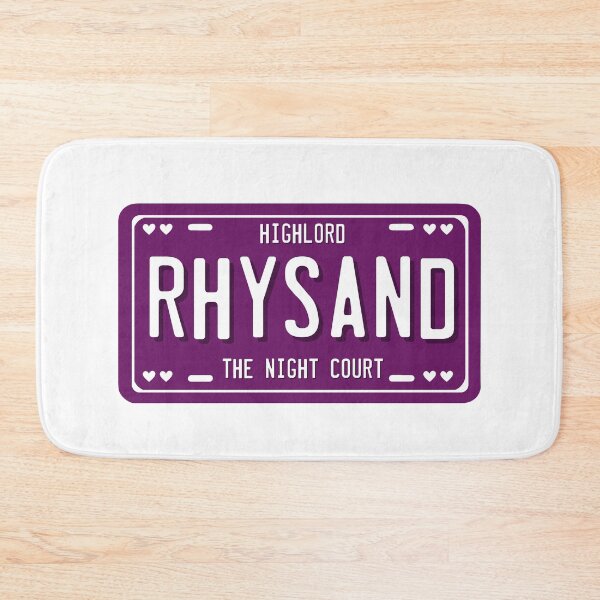 Item preview, ACOTAR Rhysand License Plate  designed and sold by baranskini.