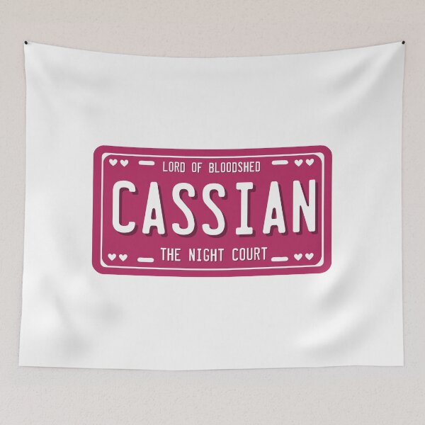 Item preview, ACOTAR Cassian License Plate  designed and sold by baranskini.