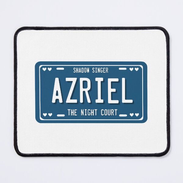 Item preview, ACOTAR Azriel License Plate designed and sold by baranskini.