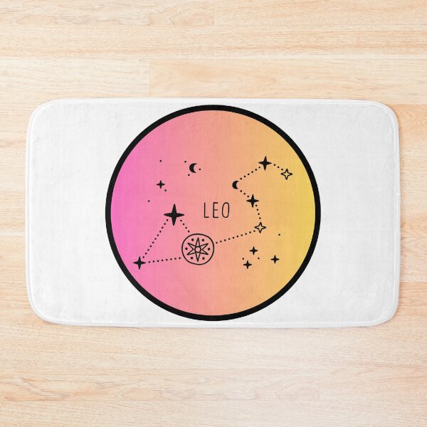 Item preview, Leo Zodiac Logo with Constellation Gradient designed and sold by Midnight789.