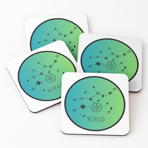 Item preview, Virgo Zodiac Logo with Constellation Gradient designed and sold by Midnight789.