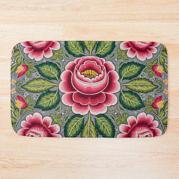 Item preview, Vibrant Folk Embroidery Pattern designed and sold by Owcomm.