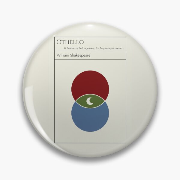 Item preview, Othello Shakespeare Minimalist Abstract Art Design designed and sold by kakarikihill.