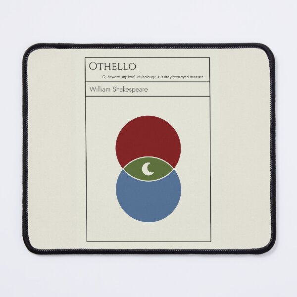 Item preview, Othello Shakespeare Minimalist Abstract Art Design designed and sold by kakarikihill.