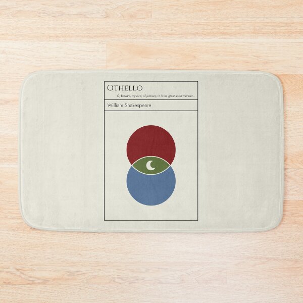 Item preview, Othello Shakespeare Minimalist Abstract Art Design designed and sold by kakarikihill.