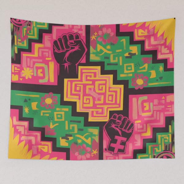 Item preview, Vibrant Andean Power Art designed and sold by Owcomm.