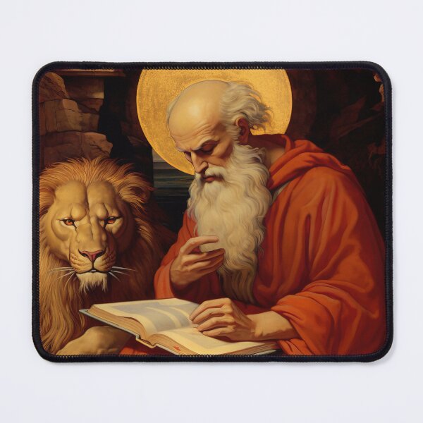 Item preview, Saint Jerome designed and sold by SanctifiedSouls.