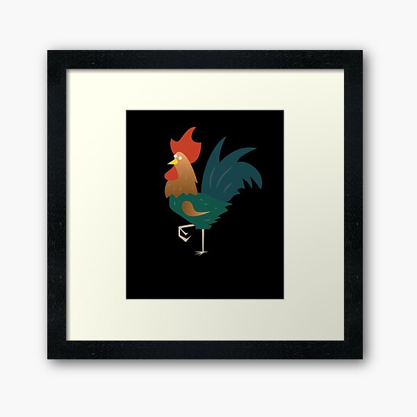 Rooster Of Portugal Coq De Barcelos Galo de Barcelos Framed Art Print