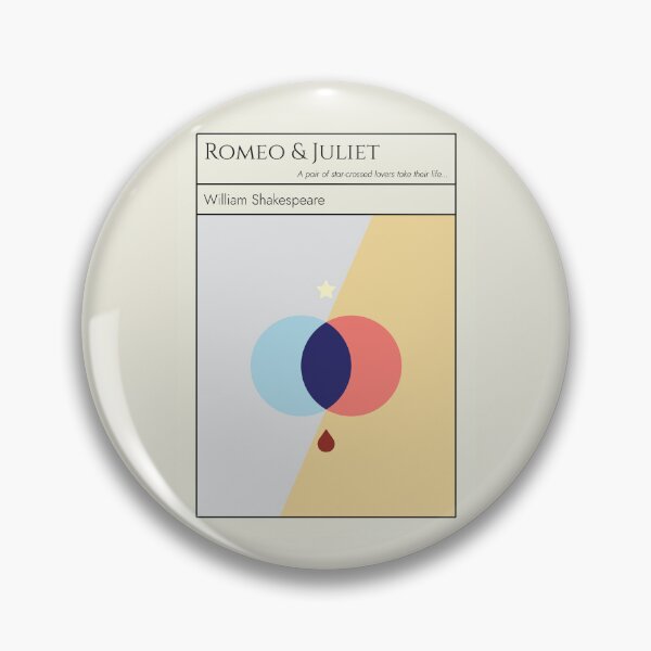 Item preview, Romeo and Juliet Shakespeare Minimalist Abstract Art Design designed and sold by kakarikihill.