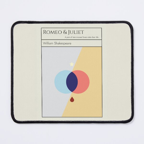 Item preview, Romeo and Juliet Shakespeare Minimalist Abstract Art Design designed and sold by kakarikihill.