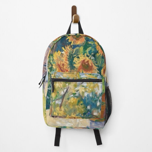 Item preview, Bright Sunflower French Landscape – Impressionist Floral Painting designed and sold by CARRAANN.