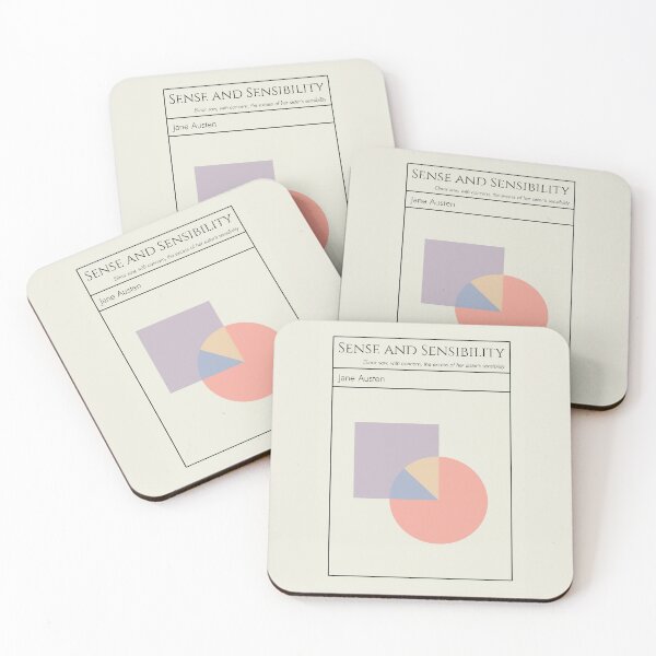 Item preview, Sense and Sensibility Jane Austen Minimalist Art designed and sold by kakarikihill.