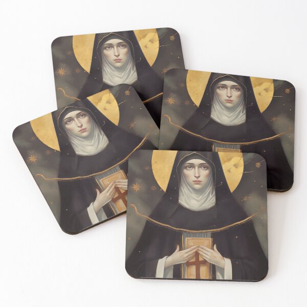 Item preview, Saint Scholastica designed and sold by SanctifiedSouls.
