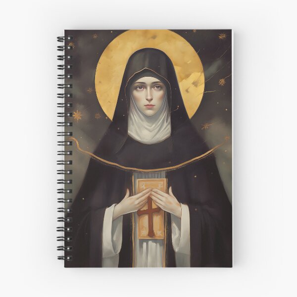 Item preview, Saint Scholastica designed and sold by SanctifiedSouls.