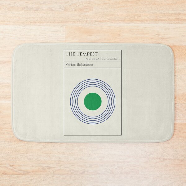 Item preview, The Tempest Shakespeare Minimalist Abstract Art Design designed and sold by kakarikihill.
