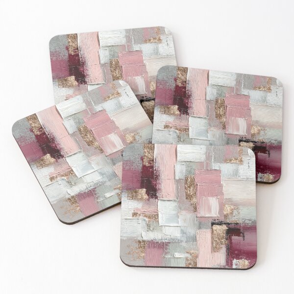 Item preview, Blush and Bronze – Abstract Elegance in Modern Textures designed and sold by luminumance.