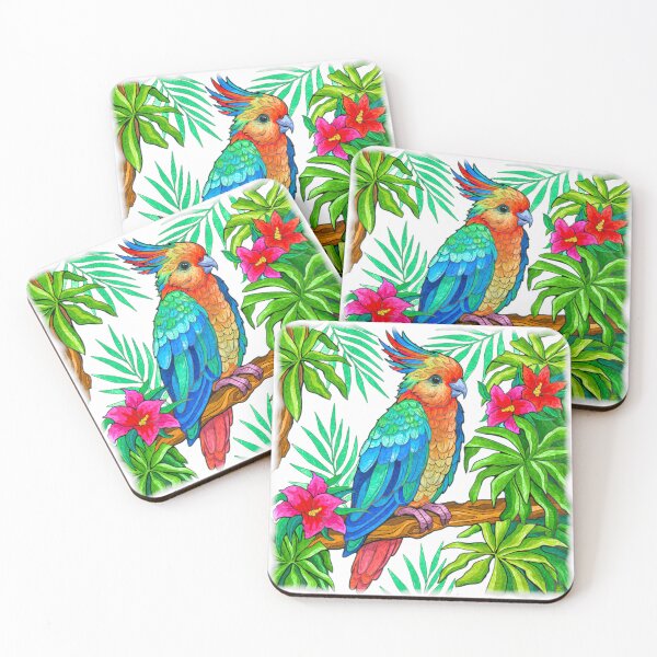 Item preview, Topical Parrot - 1 designed and sold by Anas Arts.
