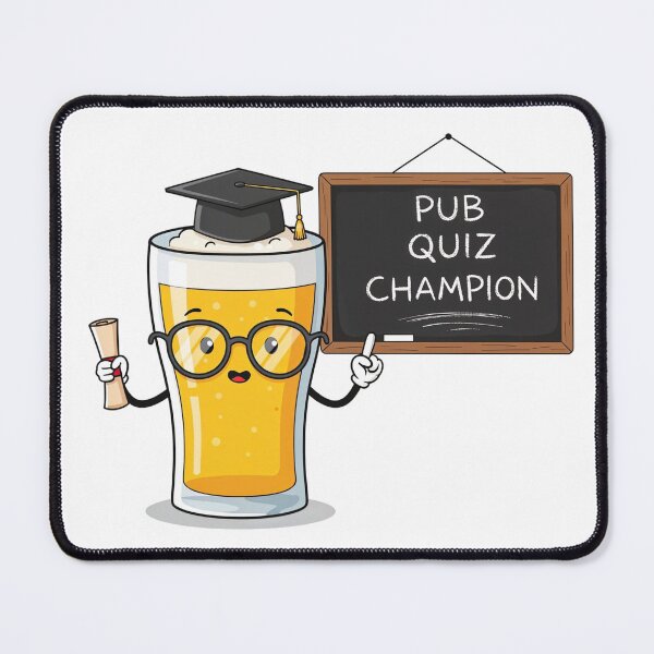 Item preview, Pub Quiz Champion Shirt – UK Humor Tee – British Pub Culture designed and sold by Collision19.