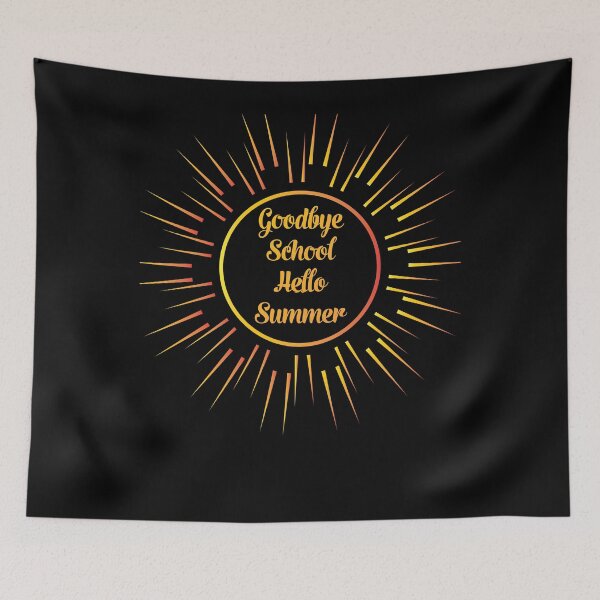 Item preview, Goodbye School Hello Summer Sunshine Last Day Design for Kids designed and sold by AllStarMerch.