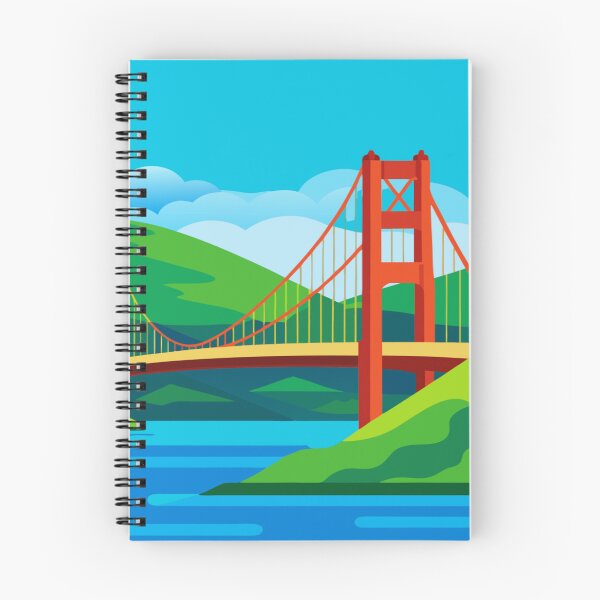 Item preview, City by the Bay – Iconic Red Bridge designed and sold by Magnetic Appeal.