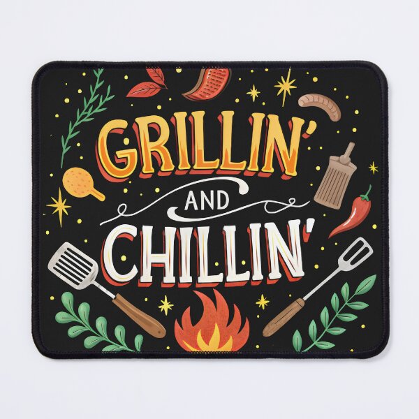 Item preview, Grillin' and Chillin' designed and sold by GogoGrove.