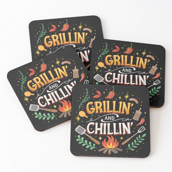 Item preview, Grillin' and Chillin' designed and sold by GogoGrove.