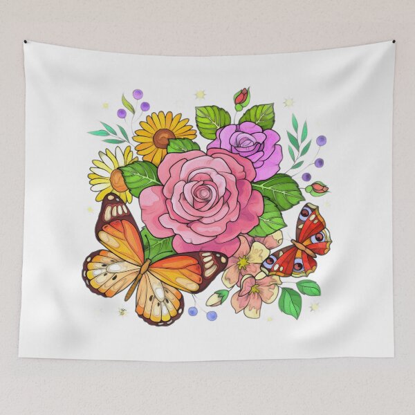 Item preview, Spring Roses and Flowers designed and sold by Anas Arts.