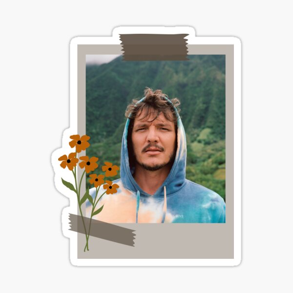 Item preview, Pedro Pascal Orange Flowers designed and sold by Copper Crow.