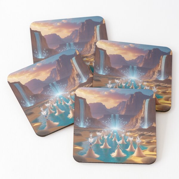 Item preview, Ethereal Desert Runway With Magical Waterfalls designed and sold by Dream Output .