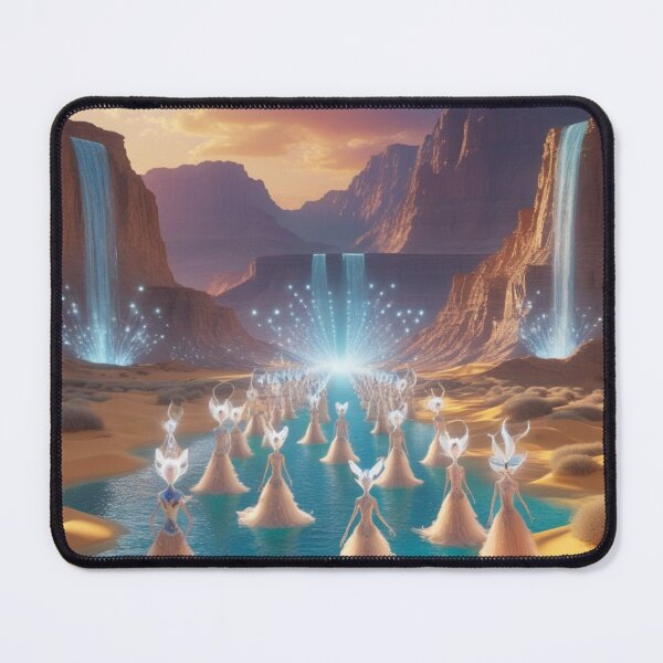 Artikelvorschau, Ätherische Wüstenpiste mit magischen Wasserfällen entworfen und verkauft von Dream Output .